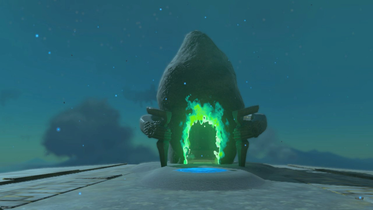 Tenbez Shrine opening in Zelda: Tears of the Kingdom
