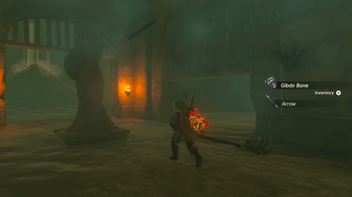 En skärmdump av Ancient Prison Ruins i The Legend of Zelda: Tears of the Kingdom