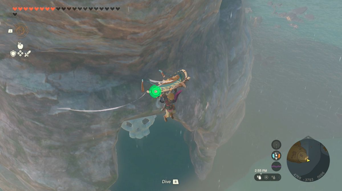 Link glider till piraterna i Zelda: Tears of the Kingdom