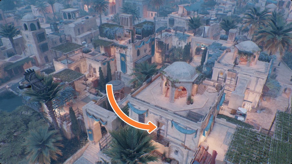 Assassin's Creed Mirage Basim bryter sig in i Scholars egendom