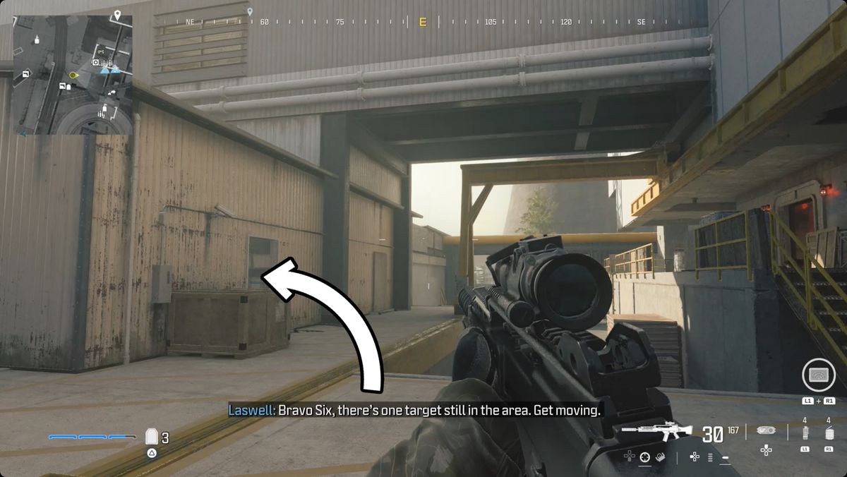 Call of Duty: Modern Warfare 3-skärmdump med Anti-Armor Rounds-platsen markerad.