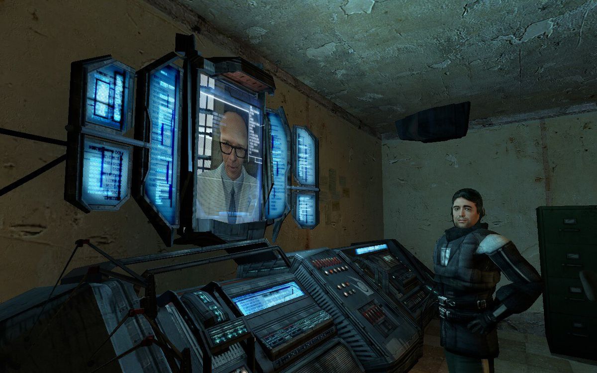 Gordon Freeman gets a warm welcome from friends in Half-Life 2