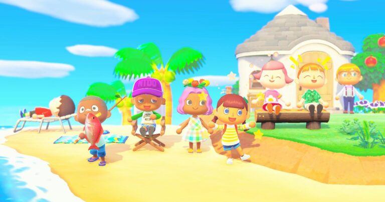 Tvingade bybor i Animal Crossing: New Horizons gliser sina nya öar