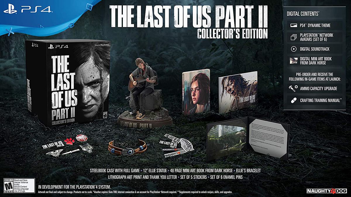 Komponenter i The Last of Us Part 2 Collector's Edition