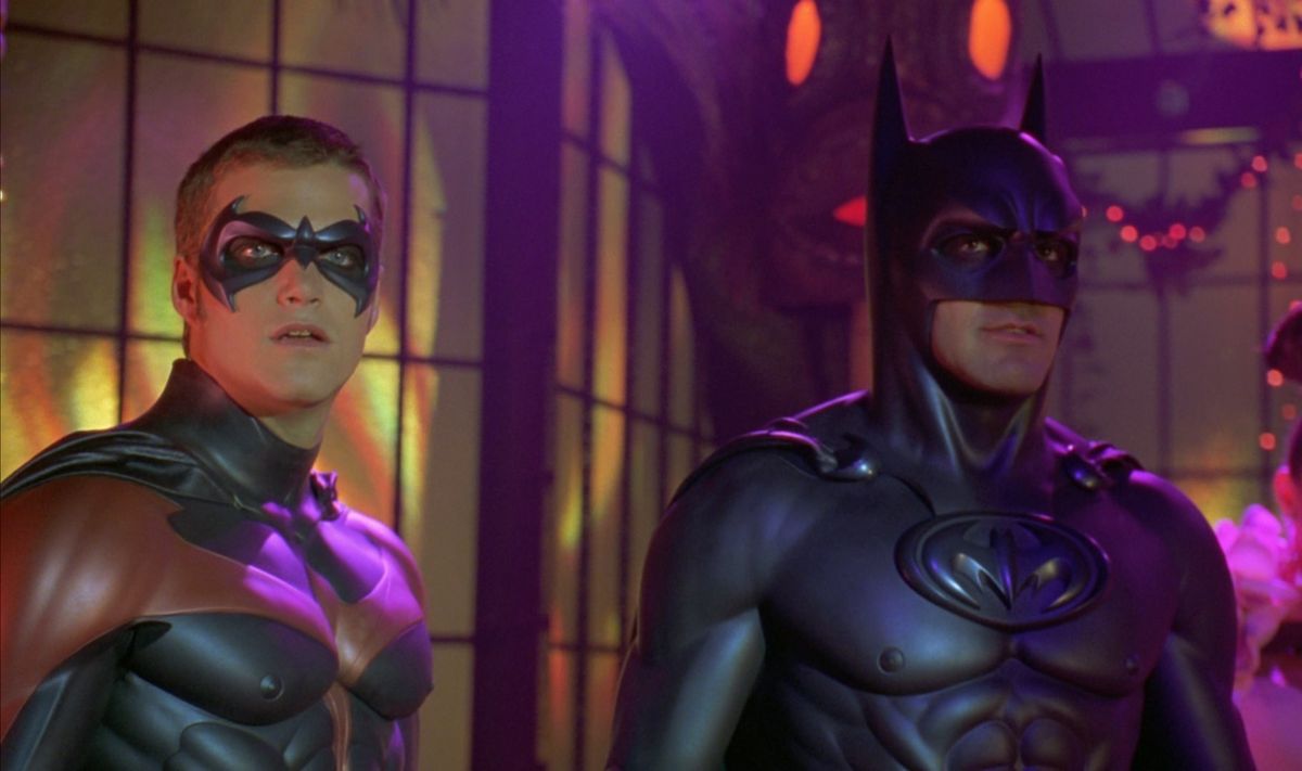 batman & robin - chris o'donnell och george clooney