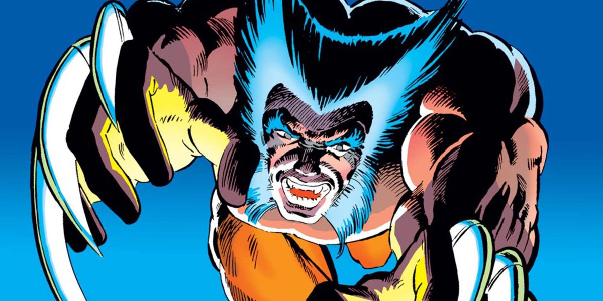 Wolverine hoppar mot betraktaren, klor ut, på omslaget till Wolverine # 2, Marvel Comics (1982). 
