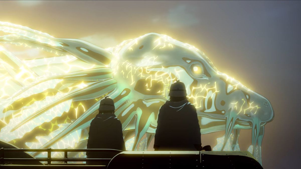Besättningen på Quin Zaza kommer ansikte mot ansikte med en glittrande drake på kråkorna.