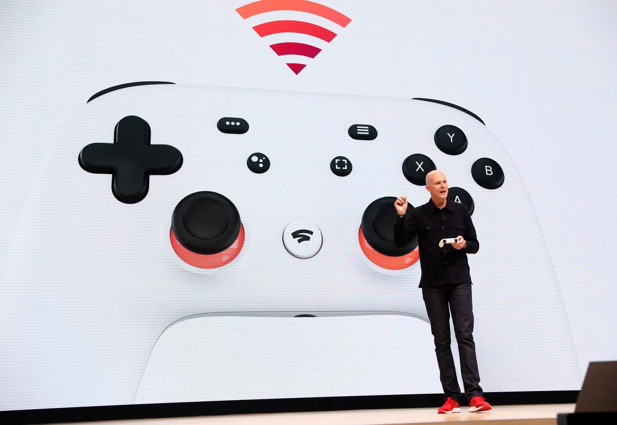 Phil Harrison presenterar Google Stadia Controller