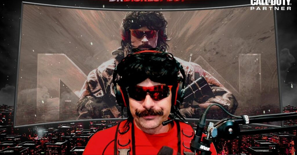 DrDisrespect strömmar igen, nu på YouTube