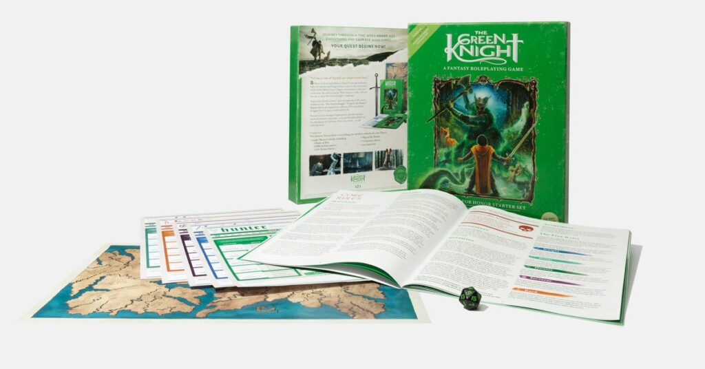 Fantasifilm The Green Knight har sin egen RPG-plattan, och den är inte dålig