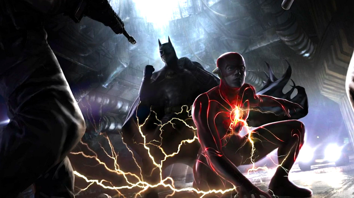 Flash-filmkonceptkonst: Batman och Flash möts i Flashpoint crossover