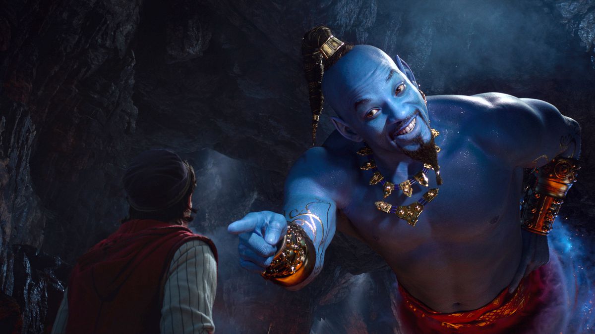 aladdin remake kommer smiths blue genie