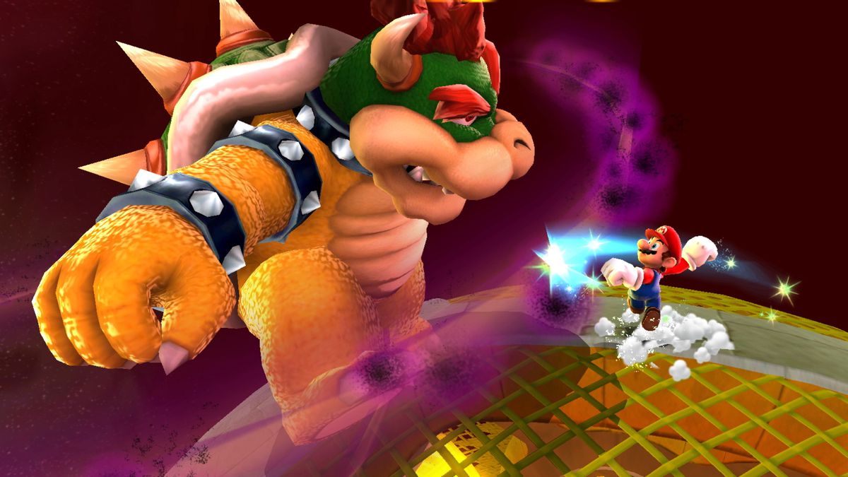 Mario och Bowser sätter fart i Super Mario Galaxy på Nintendo Switch
