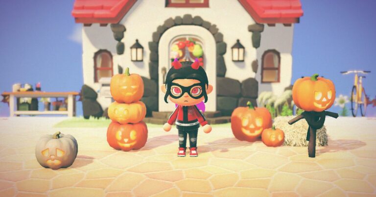 Animal Crossing: New Horizons Spooky Pumpkin DIY receptlista