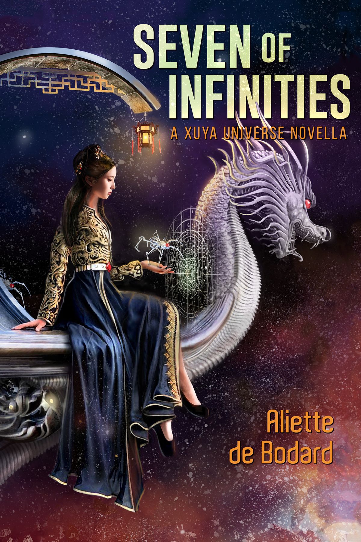 Omslaget till Seven of Infinities av Aliette de Bodard