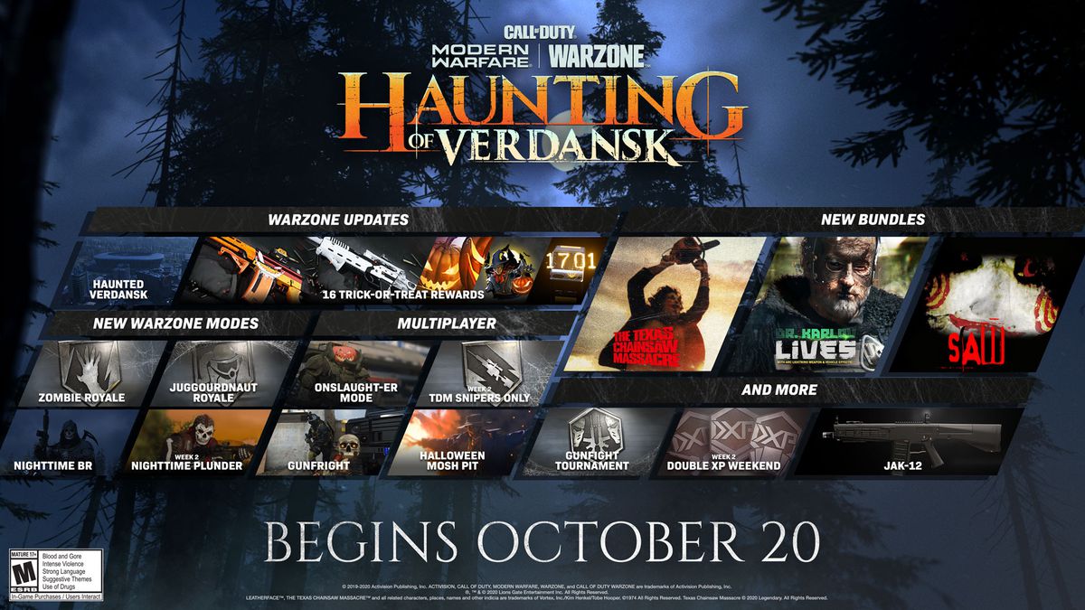 Haunting of Verdansk in-game activities