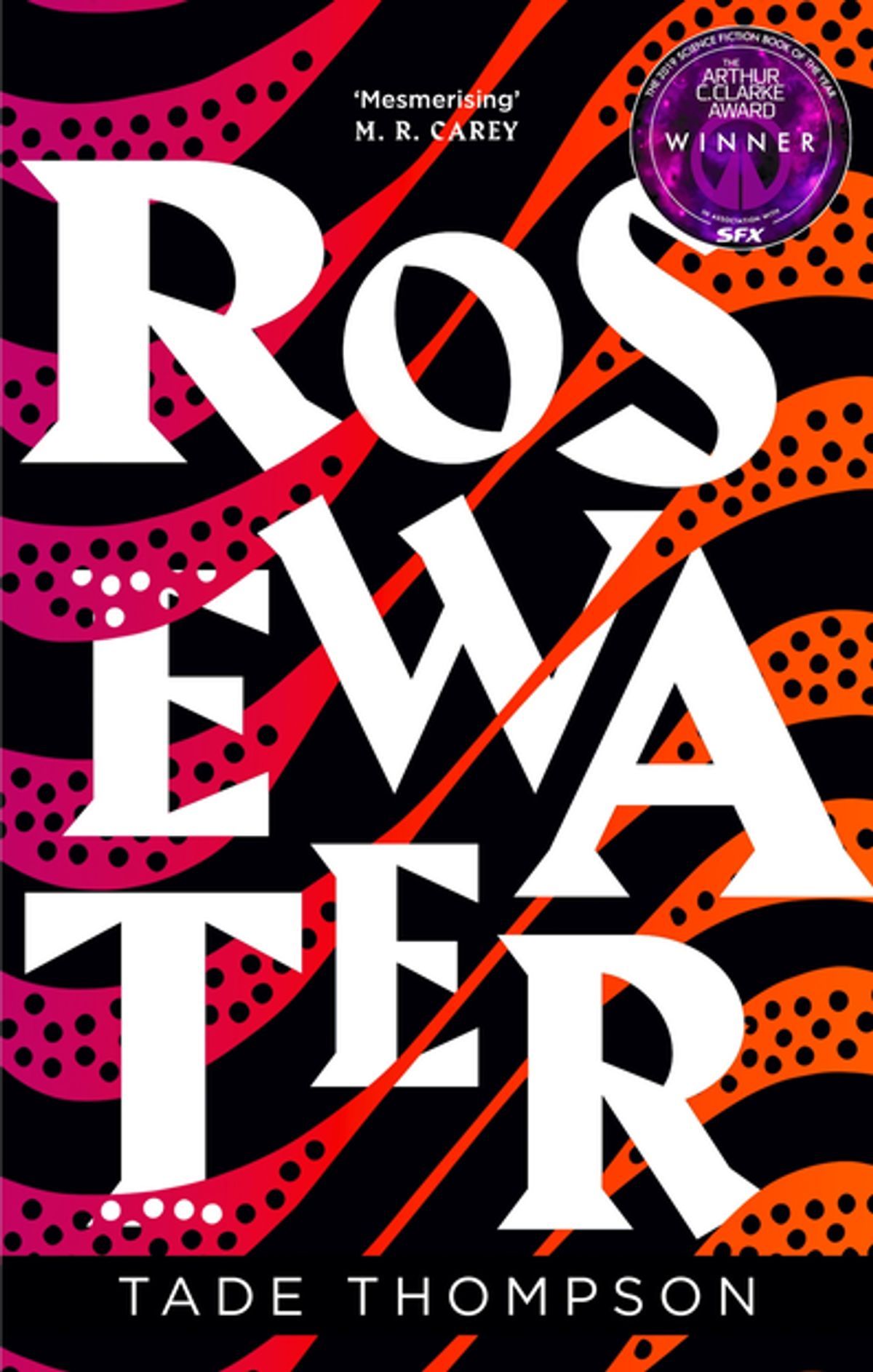 Omslaget till Tade Thompsons Rosewater