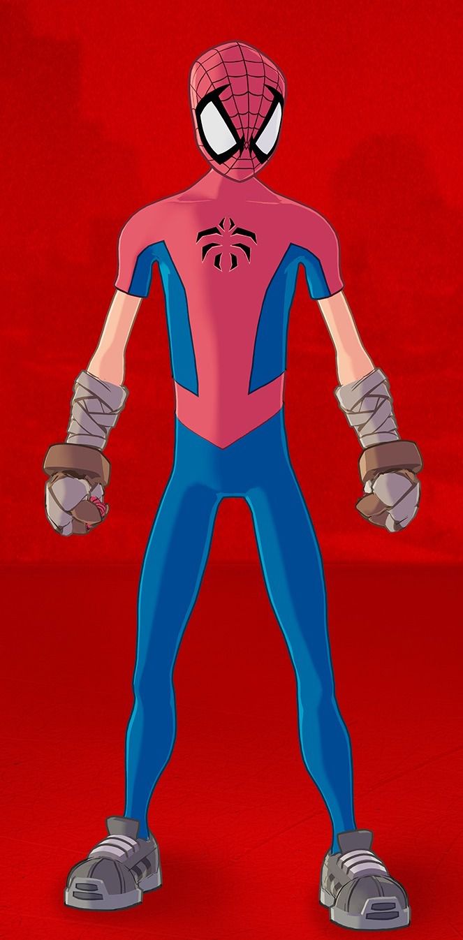 spider-clan spider-man kostym marvel mangaverse design från spider-man ps4