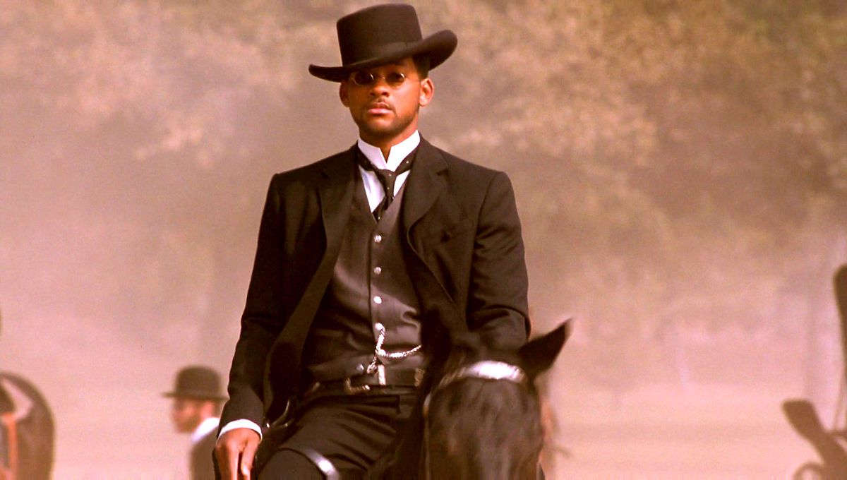 Will Smith rider häst som cowboy