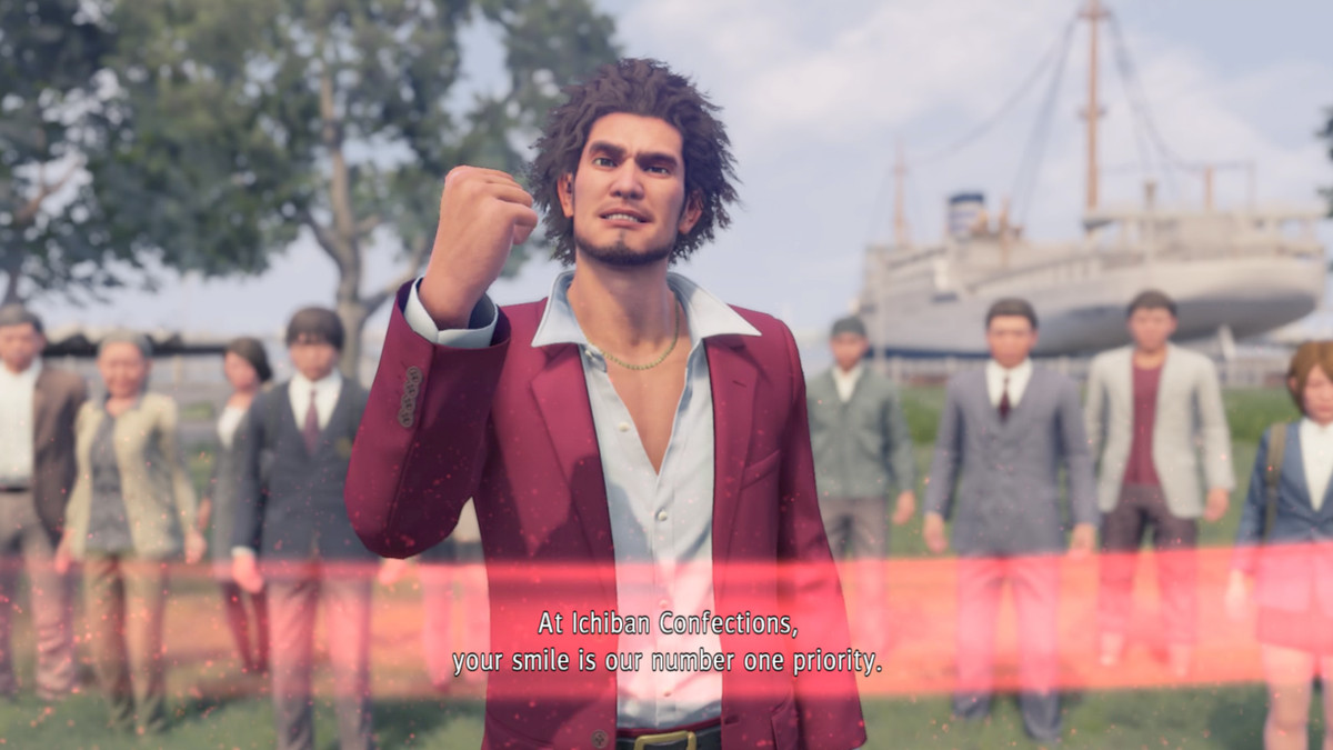 Ichiban Kasuga firar höga vinster i Yakuza: Like a Dragon's business management mini-game