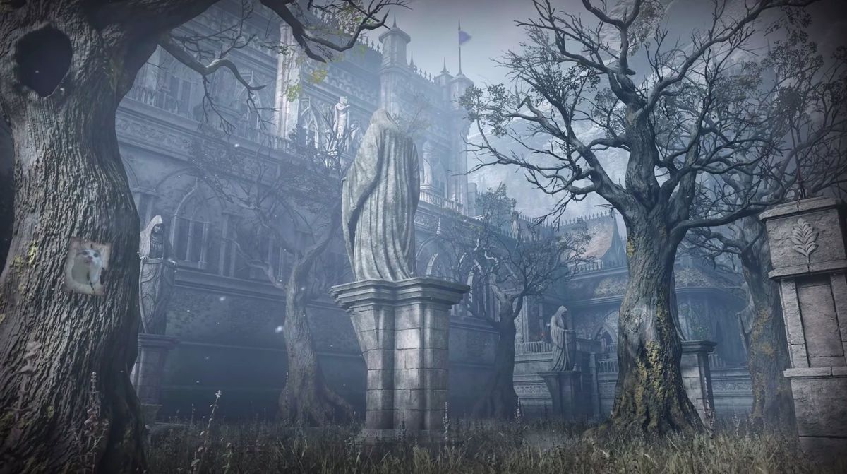 En stillbild från slutet av Demon's Souls på PS5