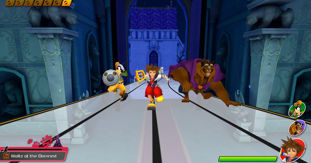 Square Enix roliga nya rytmspel har Kingdom Hearts cutscene-problem