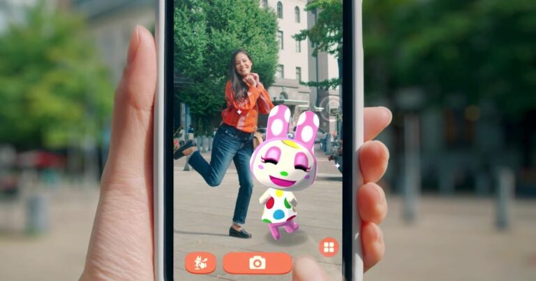 Med Animal Crossing-mobilspel kan du nu ta söta AR-bilder med dina bybor