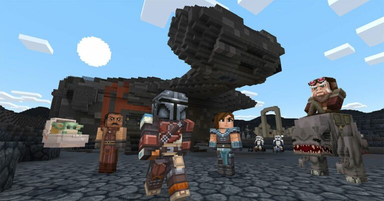 Minecrafts nya Star Wars DLC lägger till The Mandalorian och Baby Yoda