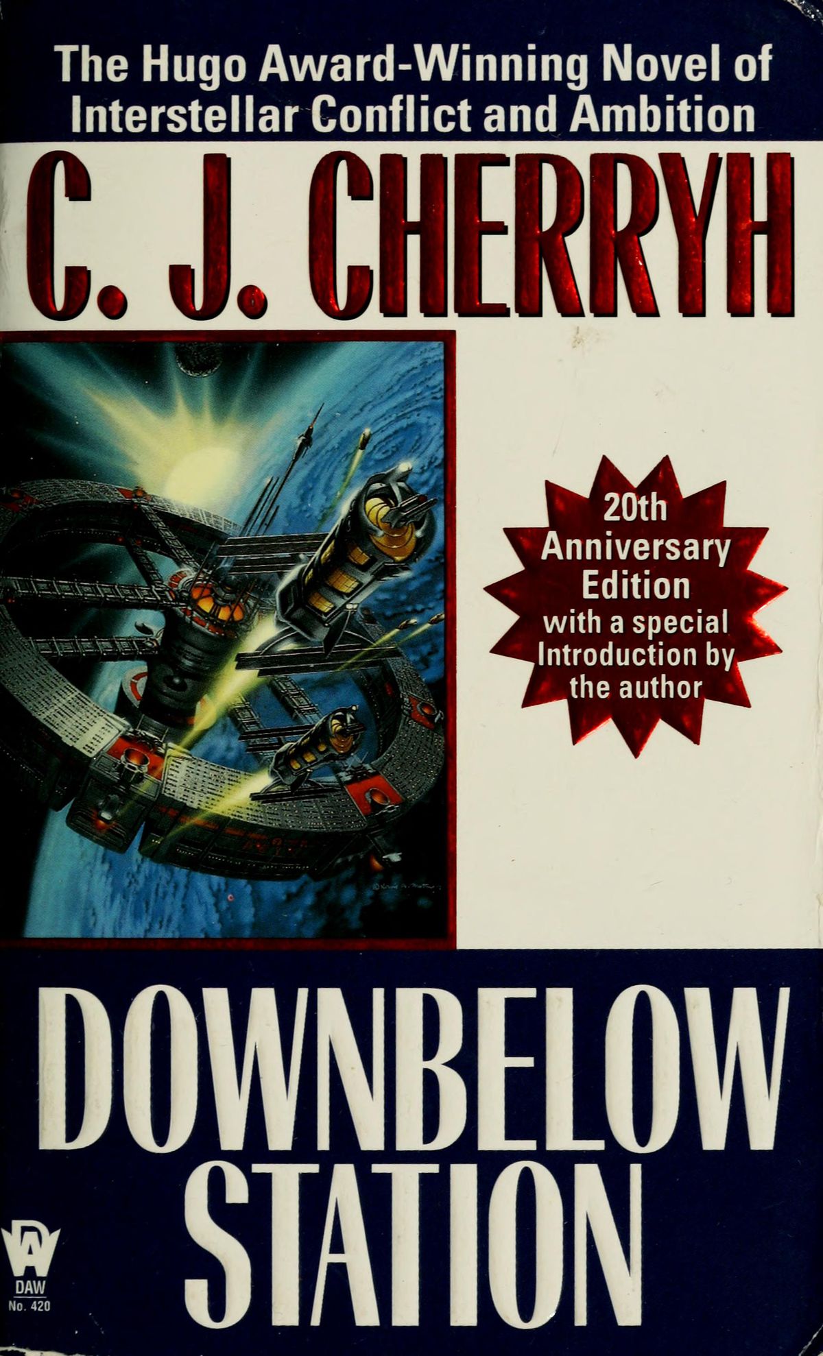 Downbelow Station av CJ Cherryh bokomslag