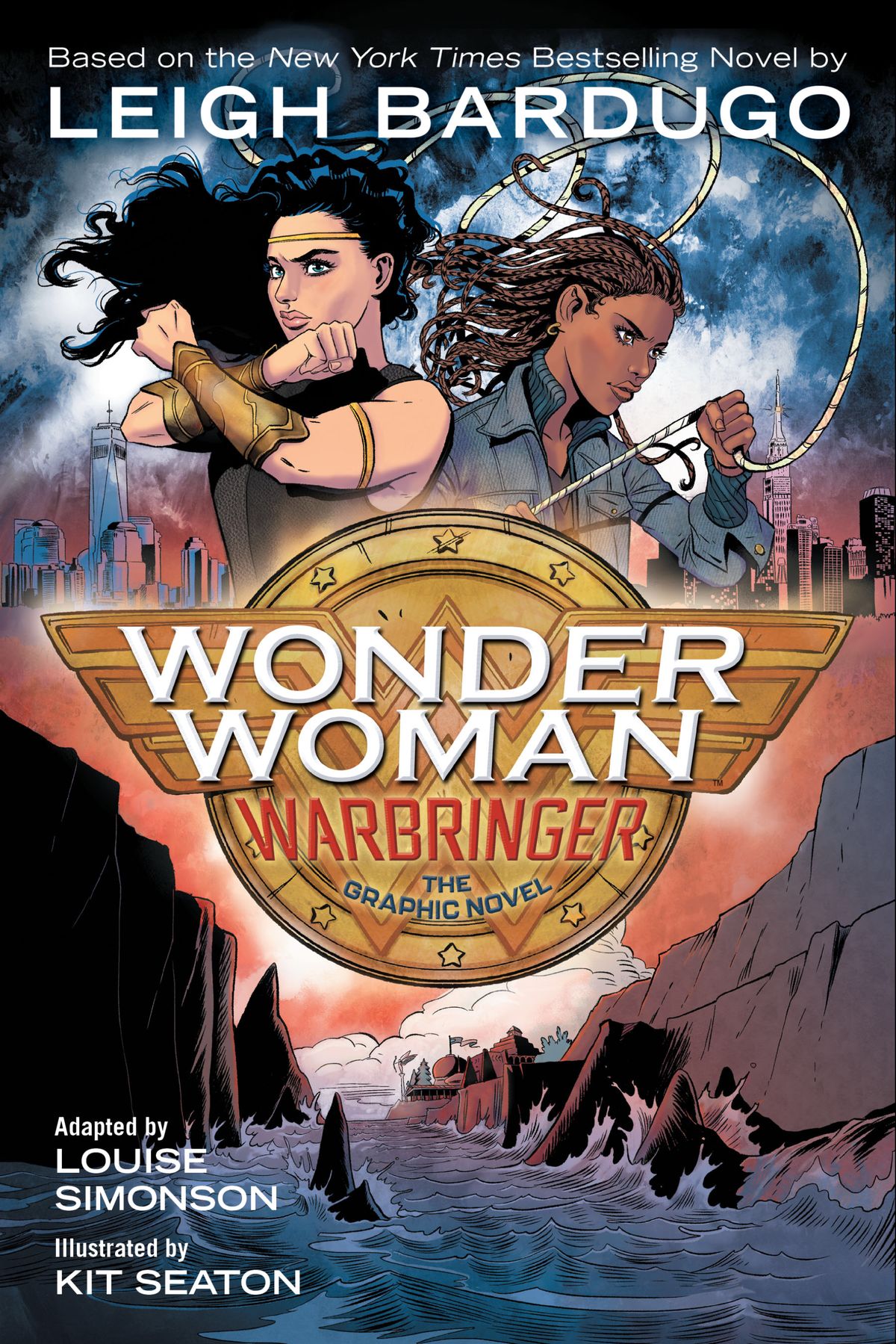 Wonder Woman and Alia square up for battle on the cover of Wonder Woman: Warbringer, the graphic novel. 