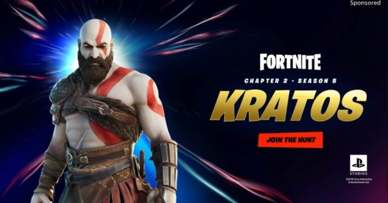 Kratos går med i Fortnites säsong 5 crossover gratis för alla