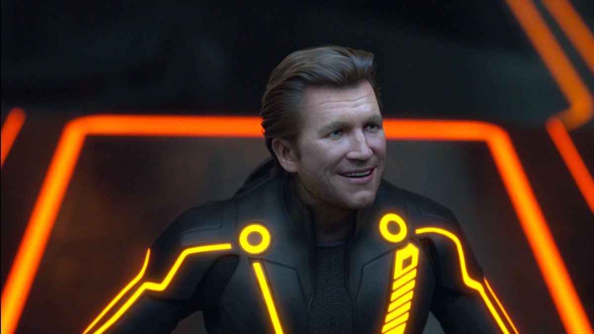 CLU aka digital Jeff Bridges ler bredt i Tron: Legacy