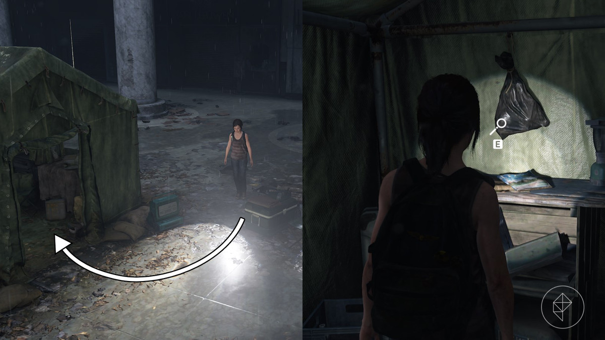 Optional conversation 6 location in the Mallrats section of the Left Behind DLC in The Last of Us Part 1