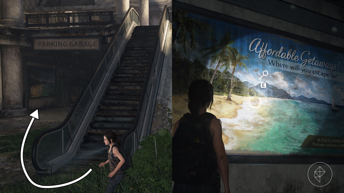 Optional conversation 2 location in the Mallrats section of the Left Behind DLC in The Last of Us Part 1