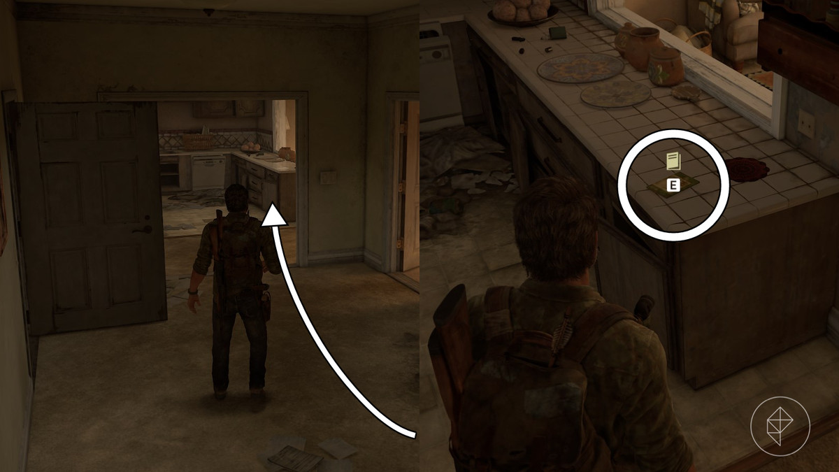 Molotov Construction Training Manual location in the Escape the City section of the Pittsburgh chapter in The Last of Us Part 1