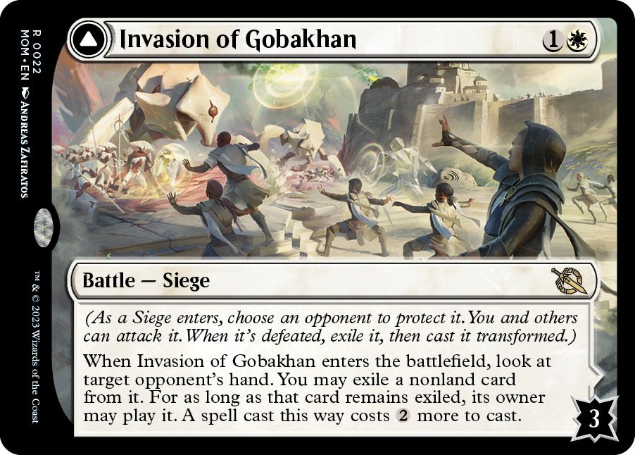 Invasion av Gobakhan strid, en belägring, är 3 försvar.