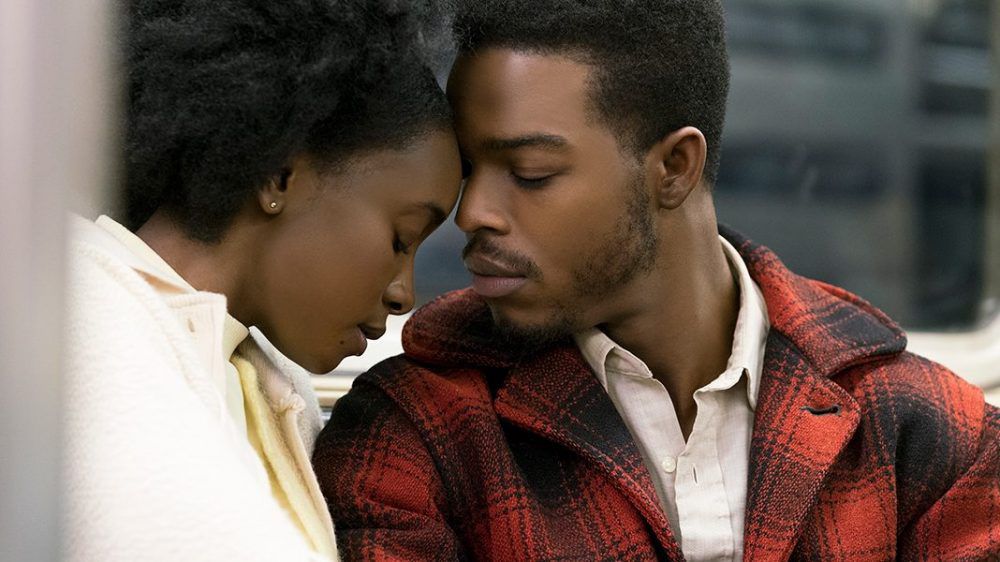 Clementine “Tish” Rivers (KiKi Layne) and Alonzo “Fonny” Hunt (Stephan James) in If Beale Street Could Talk.