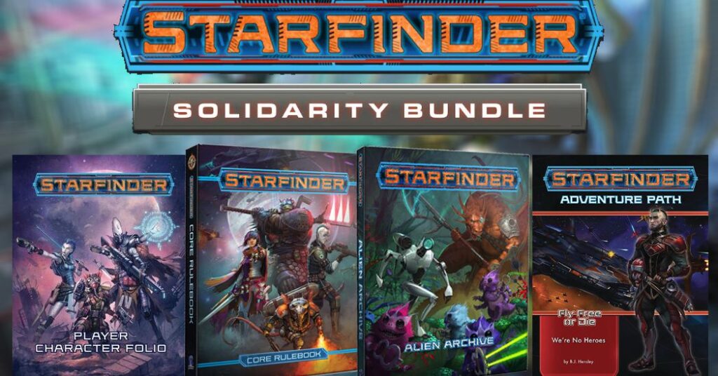 Få Starfinder-texter till ett värde av upp till $423 för bara $45 hos Humble