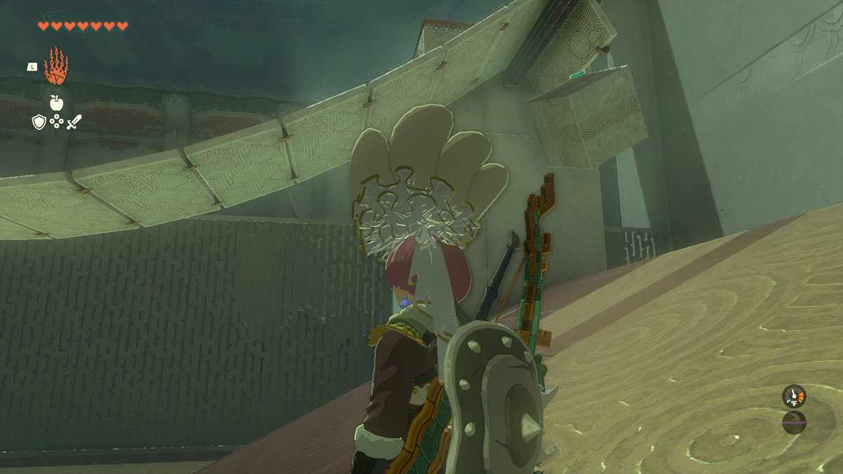 Tyngden av ett block håller en bro på plats i Zelda: Tears of the Kingdom