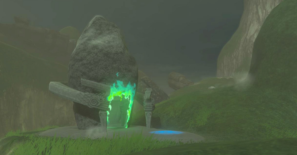 Makasura Shrine ‘An Upright Device’ pussellösning i Zelda: Tears of the Kingdom