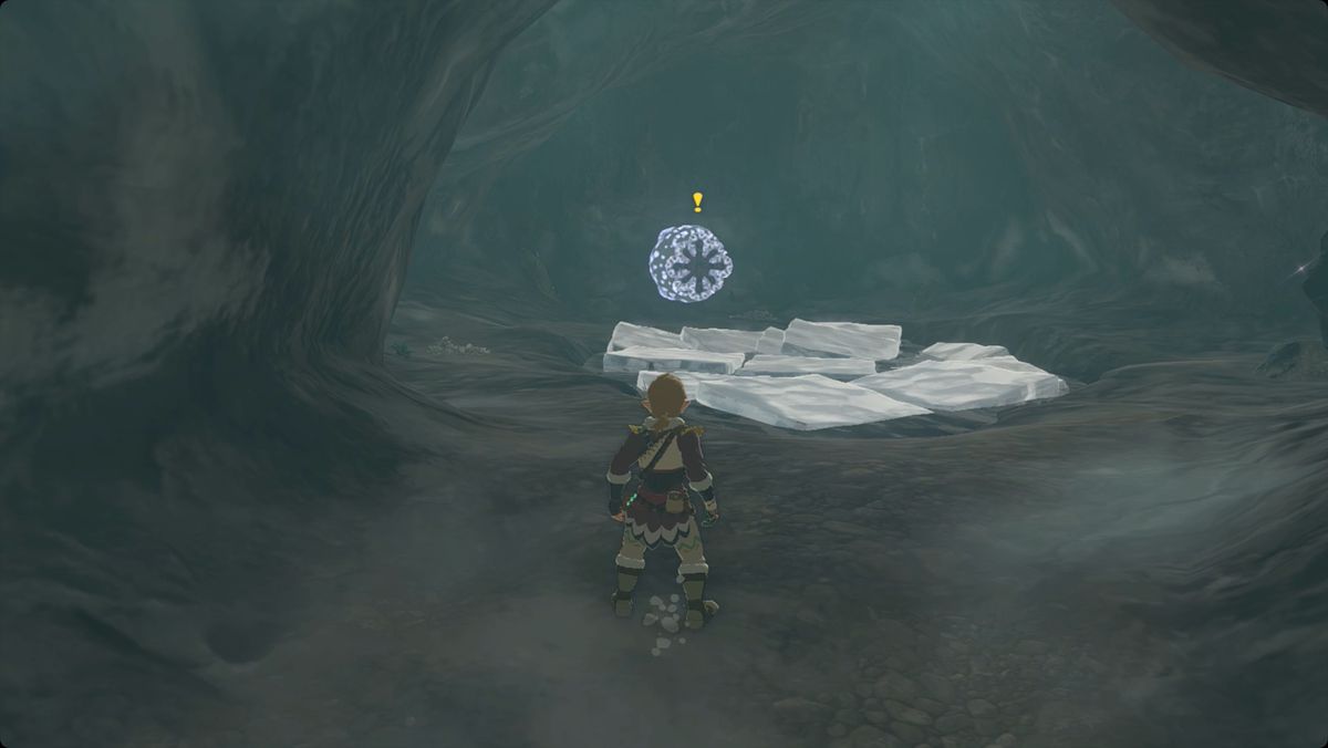 The Legend of Zelda: Tears of the Kingdom an Ice Like att skapa isblock i Kopeeki Drifts Cave
