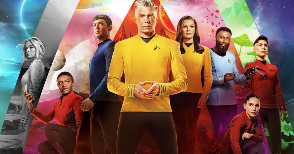 Star Trek: Strange New Worlds säsong 2 trailer retar Lower Decks crossover och lite smooching