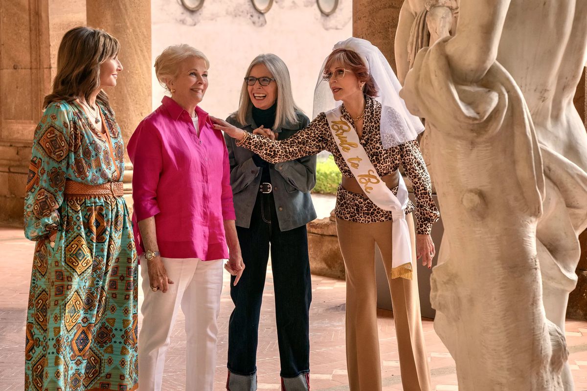 (LR) Mary Steenburgen, Candice Bergen, Diane Keaton och Jane Fonda i Book Club: The Next Chapter.