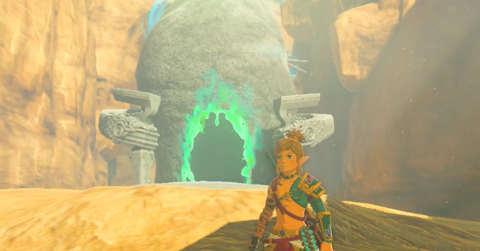 Rakakudaj Shrine plats och "Gerudo Canyon Crystal" genomgång i Zelda: Tears of the Kingdom