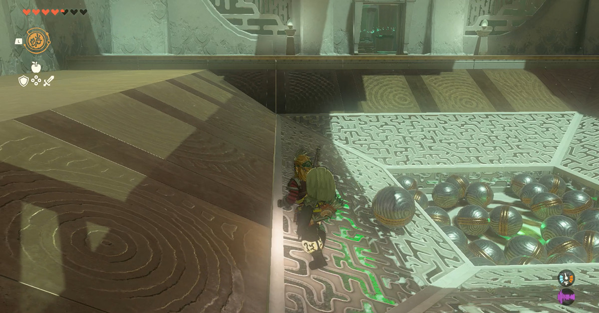 Balls in the pit i The Legend of Zelda: Tears of the Kingdom's Marakuguc Shrine.