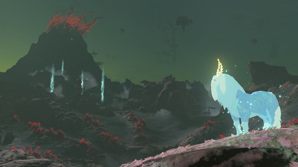 The Satori overlooks highlighted cave locations in Zelda: Tears of the Kingdom