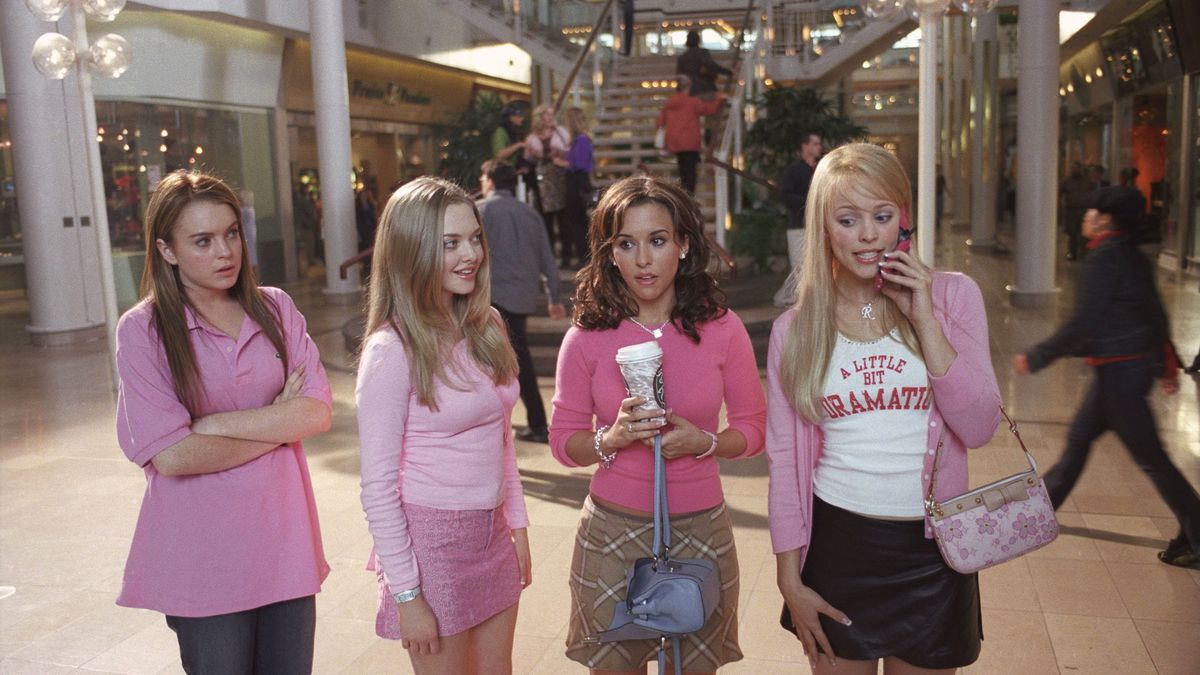 a day at the mall in Mean Girls