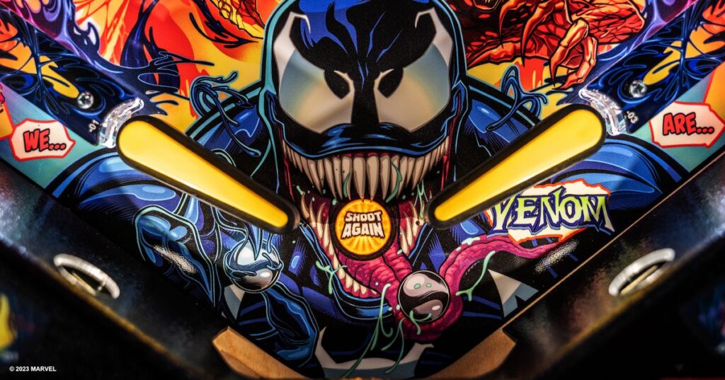 Marvel's Venom når äntligen eftertraktad flipperspelsstatus