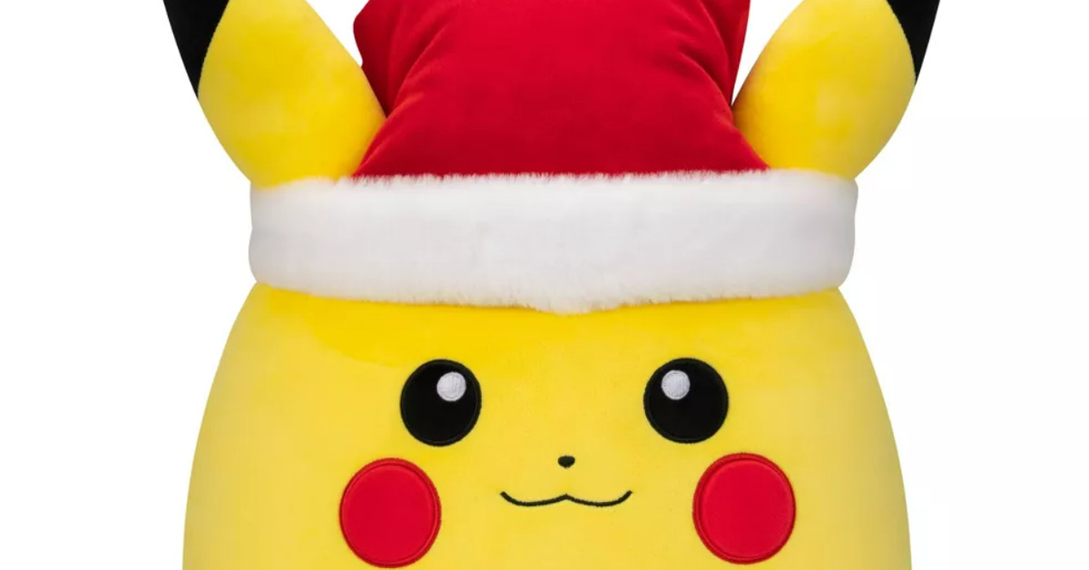 Pikachu gör jul i nya Squishmallow drop