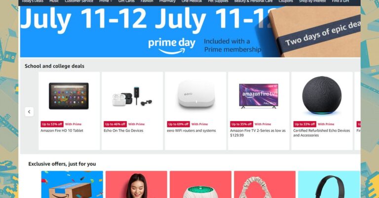Vad du kan förvänta dig under Amazon Prime Day 2023